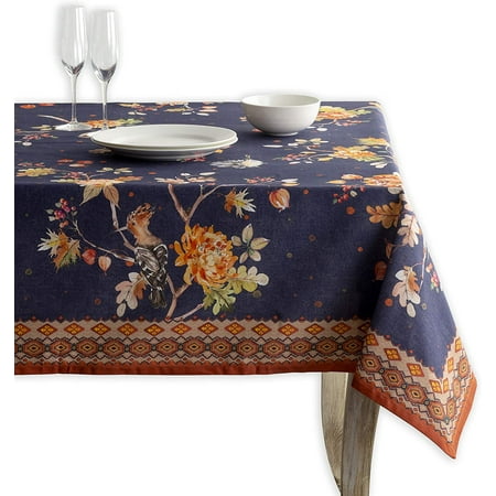 

BOZO Kelim 100% Cotton Tablecloth for Kitchen Dining Tabletop Decoration Parties Weddings [Infinity (Rectangle 70 Inch by 120 Inch)]