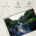 thumbnail image 6 of Elephant Stock Cascades Seven Sacred Pools Hana Wall Art - Horizontal Canvas Wall Art - Living Room Wall Decor - Places Canvas - Black And Green Decor By George Oze - 12" x 8", 6 of 8