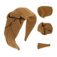 thumbnail image 3 of Unique Bargains 1 Pc Wide Tie Headbands for Women Caramel, 3 of 6