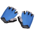 thumbnail image 1 of 3 guantes deportivos antideslizantes con medio para actividades al aire libre, color azul L 4 piezas, 1 of 8