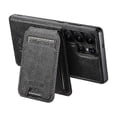 thumbnail image 5 of Funda magnética para Samsung Galaxy S22 Ultra 5G con tarjetero, de piel con textura de vaca., 5 of 5