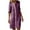 Purple-01, variant on Ultrave Shirt Dresses for Women Fashion Solid Color Long Sleeve Lapel Dress Women Fashion