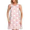 thumbnail image 1 of Naloa Robe d'Été Décontractée Sans Manches à Col Rond Imprimé Lapin Mignon pour Femmes Printemps Plage, 1 of 7