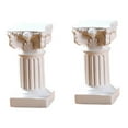 thumbnail image 4 of 2 Pieces Roman Pillar Statues Greek Columns Decorations Miniature Resin for Wedding Table Centerpieces Home Decor, 4 of 9