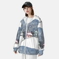 thumbnail image 3 of Kdxio Winter Landscape Print Women Men Sun Protection UPF 50+ Jackets Zip Up Long Sleeve Hoodie Hiking Lightweight with Pockets, 3 of 7