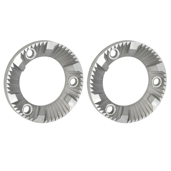 Pack of 2 Stainless Steel Coffee Grinder Burr Plate Efficient Grinding Tray 40MM Diameter for Most Coffee Machines