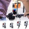 thumbnail image 5 of Bike Motorcycle Phone Holder Mount - [2024 Quick Release] Bike Phone Holder Handlebar Clamp, Bicycle Scooter Phone Clip for iPhone 15 14 13 12 11 Pro Max Plus Mini, 4.7-7.1", 5 of 5