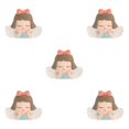 thumbnail image 2 of Redempat Decorative Wall Switch Cover Sticker 3D Lighting Socket Decal Unique Wall Decoration Bowknot 7x6cm 5Set, 2 of 6