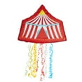 thumbnail image 6 of BLUE PANDA Pull String Circus Pinata - Small, 16.5 x 3 x 13 In, Red, Blue & Yellow - Carnival Pinata & Party Decoration - Pull String for Kids for Circus Themed Birthday Party, 6 of 10