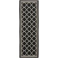 thumbnail image 1 of Safavieh Courtyard Black Indoor Outdoor Rug - Runner 2'3" x 22', 1 of 4
