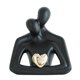 thumbnail image 1 of Estatua de pareja romántica de cerámica abstracta, figura de pareja enamorada para dormitorio, TV, mueble, estante del hogar, decoración, boda, San Valentín, aniversario, regalo, 1 of 8