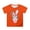 0-Orange220, variant on Tiijoy Easter T Shirt for Girls Cute Bunny Print Short Sleeve O Neck T-Shirt, Sizes 3-13