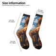 thumbnail image 2 of Sigee Blue Sky White Cloud Eagle for Premium Children's Socks Unisex School Kids Boys Girls,Soft and Comfy Kids' Socks, 2 of 5