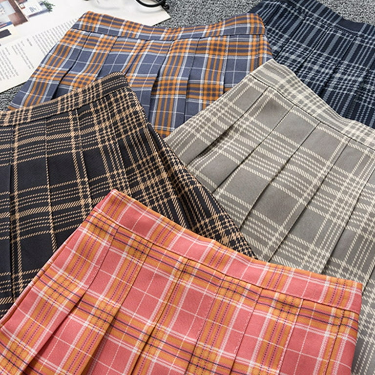 Plaid winter long wool skirt women 4779 Plaid winter long wool skirt women 4779