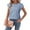 Blue, variant on Tittly T Shirts for Women Spring Tops for Women Women's 2025 Spring And Summer Round Neck Solid Color Loose Short Sleeve Women's Tops Tshirts Shirts Basic Tees Blue L