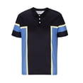 thumbnail image 4 of Birdeem Chemises pour Hommes Mode Décontractée Couleur Unie Bouton Manches Courtes Col Rabattu Blouse, 4 of 10