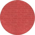 thumbnail image 1 of Ahgly Company Indoor Round Patterned Red Area Rugs, 7' Round, 1 of 6