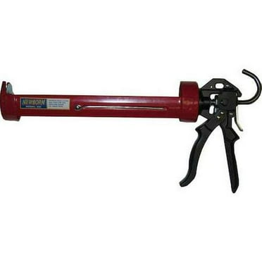 Caulk Gun, Black/Red, Steel, 29 oz