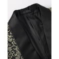 thumbnail image 3 of Beauty-Emily Men’s Luxury Jacquard Blazer with Satin Shawl Collar, Single-Button Formal Jacket for Weddings, Parties & Dinner Events, 3 of 10