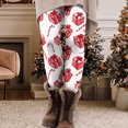 thumbnail image 2 of Dmsael Christmas Yoga Pants for Women Christmas Leggings For Women Casual Fashion Xmas Santa Printed Sports Tight Full Length Yoga Pants Soft Stretchy Tummy Control Legging White,XL, 2 of 6