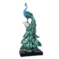 thumbnail image 2 of Estatua decorativa de pavo real, escultura decorativa de Hauskunst, figura de pavo real para gabinete L azul, 2 of 9