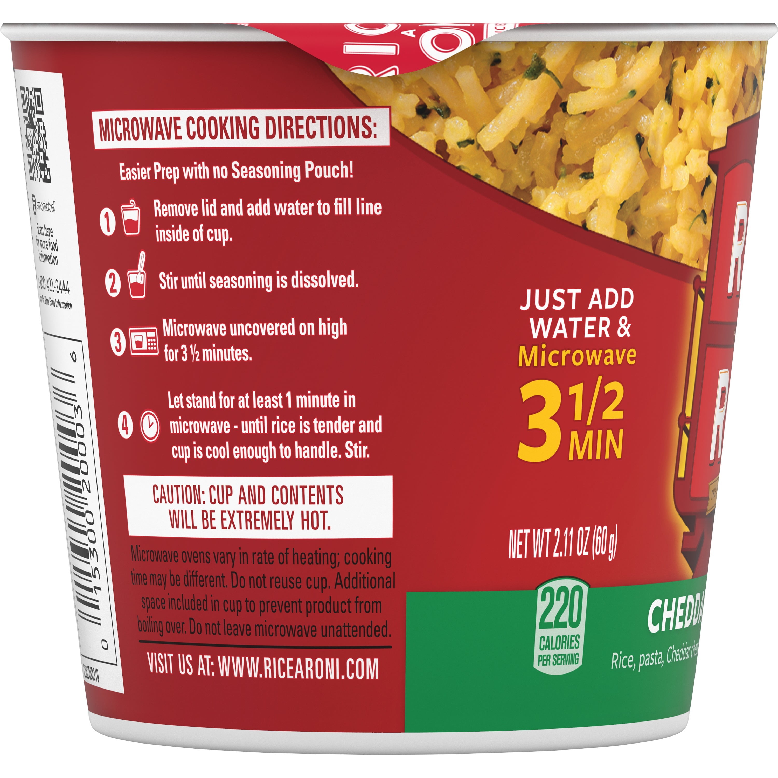 Rice-A-Roni Cheddar Broccoli Flavor Rice Cup, 2.11 oz - King Soopers