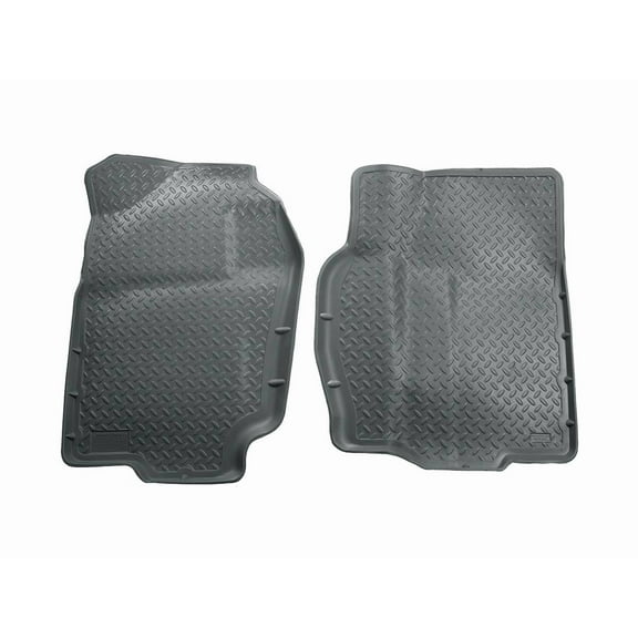 Husky Liners 30712 Classic Style Floor Liners Fit 1994-2001 Dodge Ram 1500, 1994-2002 Ram 2500 & 3500 Front Row 2-Pc Grey