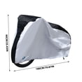 thumbnail image 4 of Zentik Bike Cover, Waterproof Polyester Taf, Outdoor Snow and Rain Protection, Dust and Sun Shield, Full Coverage Bicycle Clothing for Storage, Cycling, and Commuting, 4 of 9