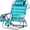 New Srtiped, variant on Portable Beach Chair for Adults, Outdoor Camping Chair Lay Flat Folding Backpack Beach Reclining Chair with 5 Positions, Headrest, Cup Holder, Heavy Blue Coconut Tree
