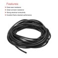 thumbnail image 4 of Silicone Wire 12AWG 12 Gauge Flexible Tinned Copper Standard High-Temperature Hookup Wire Black 7.5m/24.6ft, 4 of 6
