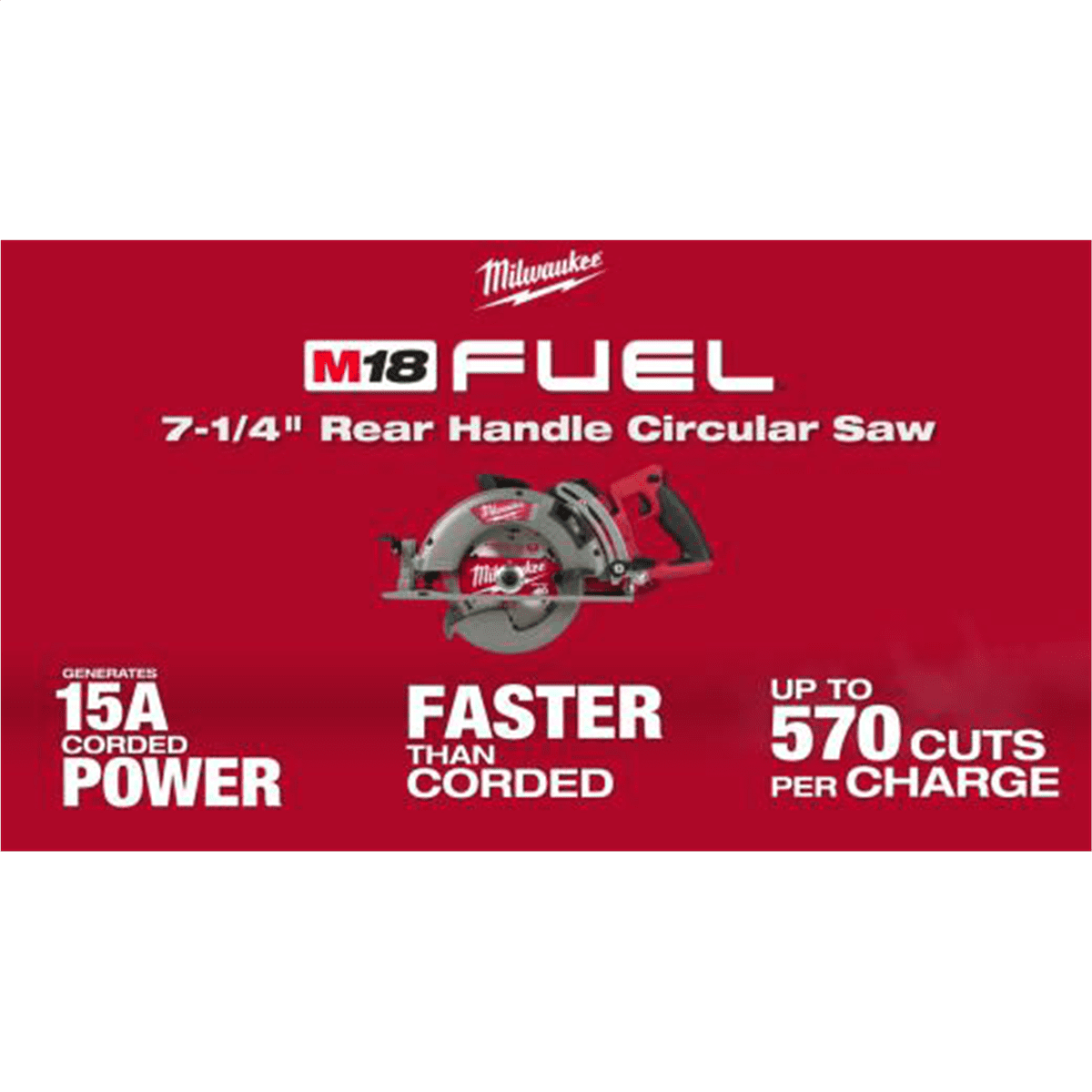 Milwaukee Tool M18 FUEL Rear Handle 7-1/4