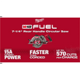 thumbnail image 4 of Milwaukee Tool M18 FUEL Rear Handle 7-1/4" Circular Saw - Tool Only, 4 of 8