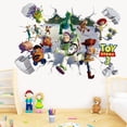 thumbnail image 4 of 3D Wall Stickers Toy Story Cartoon Kids Toy Story Wall Decals Peel and Stickers for Walls Bedroom Living Room Home Décor(15.7X23.7) Inch, 4 of 5