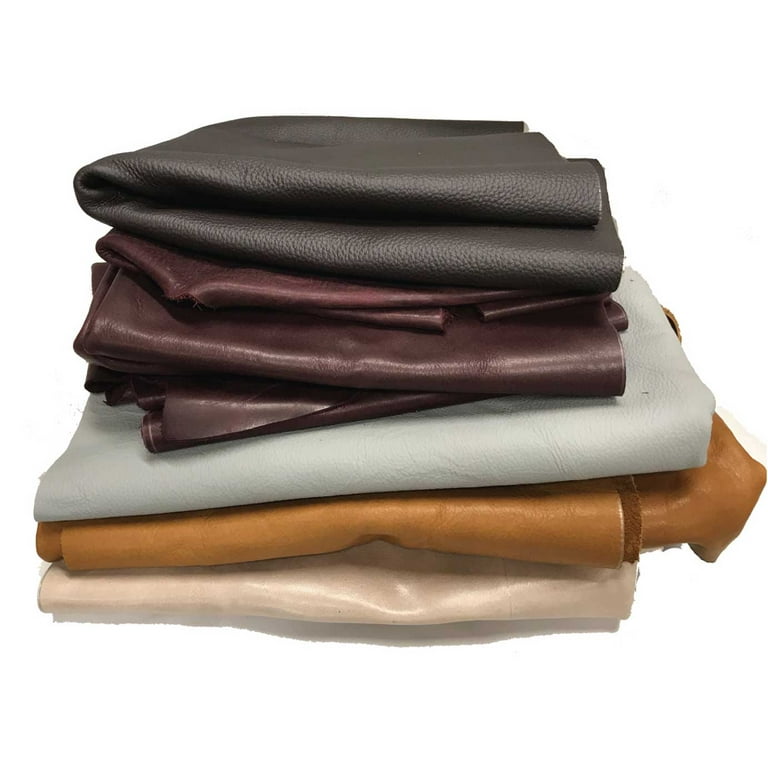 Assorted Upholstery Leather Scrap 5LBS 
