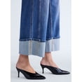 thumbnail image 4 of Scoop Women's and Women's Plus Mid Rise Cuffed Wide Leg Jeans, Sizes 0-28W, 4 of 5