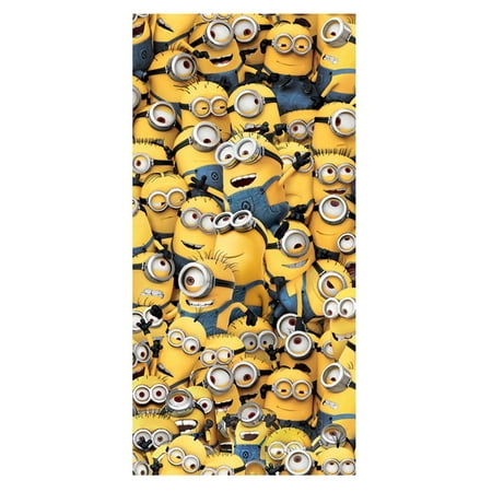 Despicable Me Kids Minions All-Over Beach Towel 58 x 28