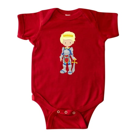

Inktastic Boy Prince Blond Hair Knight In Shining Armor Gift Baby Boy Bodysuit