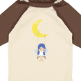 thumbnail image 4 of Inktastic Cute Fairy, Fairy On The Moon, Fairy On A Swing Girls Long Sleeve Baby Bodysuit, 4 of 5
