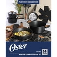 thumbnail image 2 of Juego de utensilios de cocina Oster Platinum Oxburg 14 piezas de aluminio negro, 2 of 6