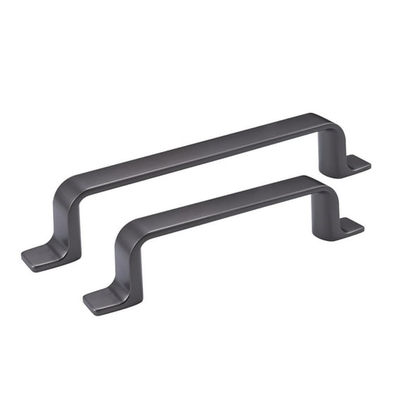 10 Pack 3.75 Inch(96mm) Hole Center Cabinet Handles,Zinc Alloy Kitchen Drawer Pulls for Kitchen Bathroom (Space Grey)