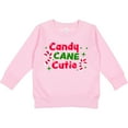 thumbnail image 2 of Inktastic Christmas Candy Cane Cutie with Candy Canes Toddler Sweatshirt, 2 of 4