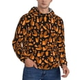 thumbnail image 2 of Pofeuu Cute Squirrel Print Mens Casual Hooded Collar Drawstring Hoodies Pullover Sweatshirts Casual Long Sleeve Shirts-Large, 2 of 7