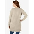 thumbnail image 2 of Woman Within Plus Size Perfect Longer-Length Cotton Cardigan, 2 of 5