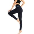 thumbnail image 5 of Seyurigaoka Women Solid Color Honeycomb Stretch Butt Lifting Workout Tights, 5 of 6