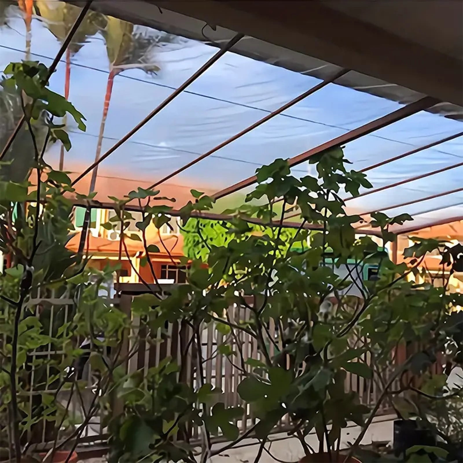 Dvumao Sun Shades Outdoor Patio, Shade Cloth Sunblock Mesh Cover Taped With Grommets Sun Net Greenhouse Film For Pergola s Greenhouse Gardens Patio, Mom Gifts