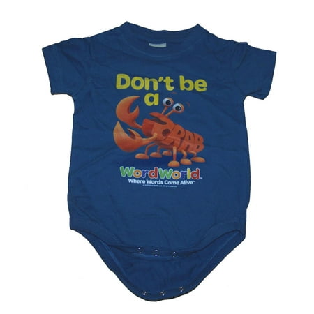 

WordWorld Don t Be A Crab Cartoon Baby Creeper Romper