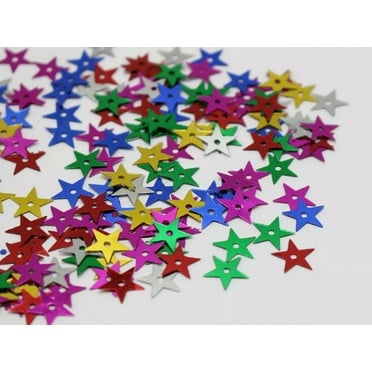 U8MO 4500 Mixed Color 10mm Flat Star Loose sequins Paillettes Sewing Wedding Craft