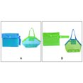 thumbnail image 2 of Soidarity Bolsa de malla de playa, bolsa de almacenamiento de ropa portátil para niños, bolsa reutilizable, paquete de natación para hombro al aire Deportes acuáticos Bolsa Verde Red Azul Soidarity OD023427-01, 2 of 6