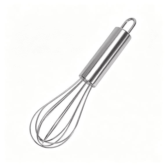 NORIZF Stainless Steel Whisk-6"Kitchen Wisk,Balloon Whisk for Baking,Cooking,Mixing,Blending,Beating Eggs,Cream,Sauces-Ergonomic Grip Mini Whisk Stainless Steel