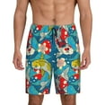 thumbnail image 1 of Fotbe Japanese Koi Pantalones Cortos de Pijama para Hombre, Ropa de Dormir, Pantalones de Pijama Cortos para Hombre-X-Large, 1 of 6